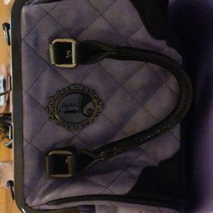 Nightmare Before Christmas purple quilted handbag by Disney.